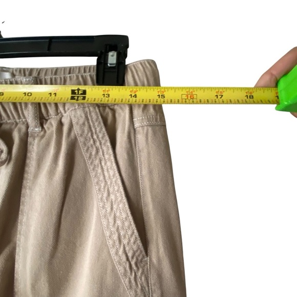 Habitual Women’s Flowy Cargo Jogger Drawstring Highwaisted Ankle Ties Pants SZ S - Picture 4 of 9